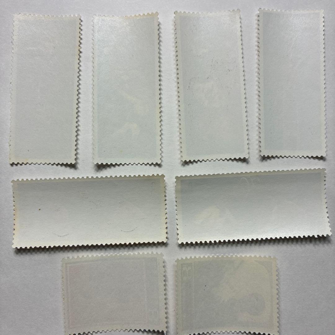 中国切手おまとめ7未使用状態混合ヒンジ跡有難有含