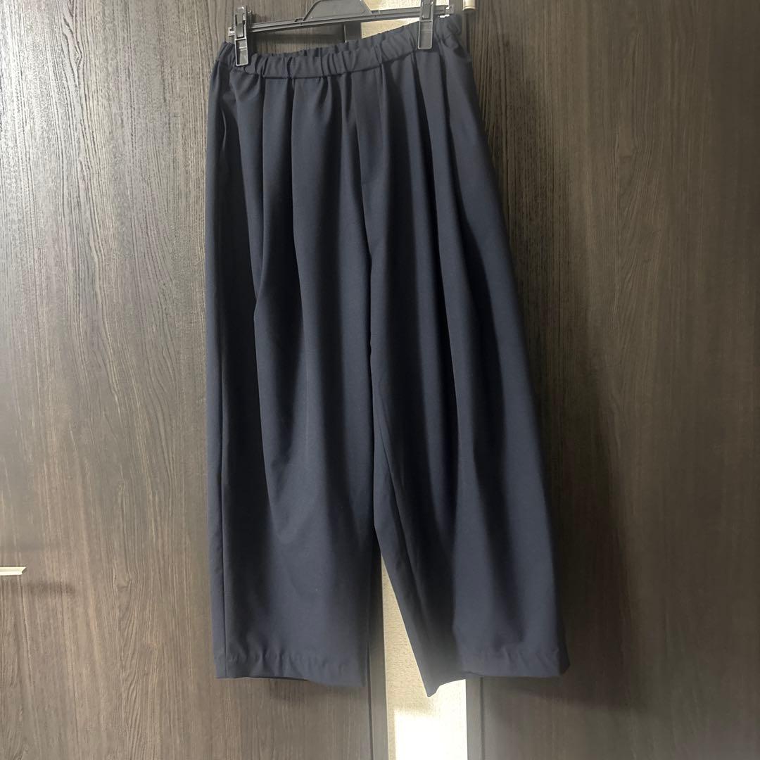 ミズイロインド　wide tuck パンツ