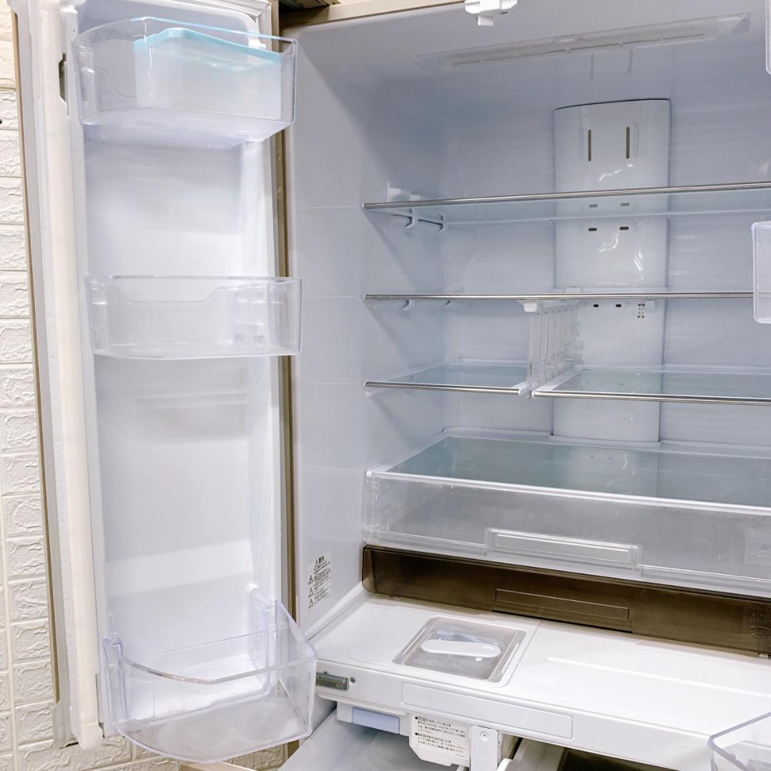 B11221 ミツビシ 三菱 608L 冷蔵庫 大型 MR-WZ61H-C1