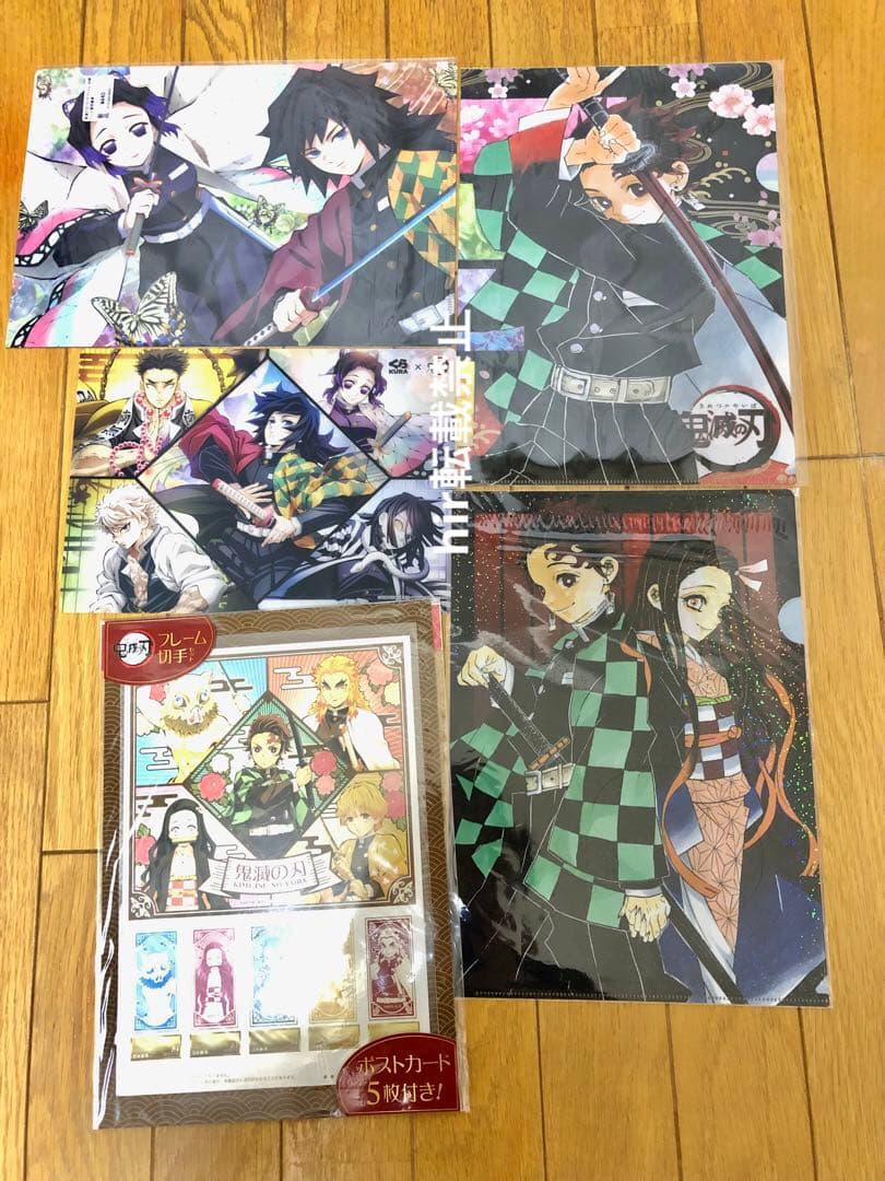 27点　鬼滅の刃　ジャンプショップ　フィギュア　クリアファイル　カード
