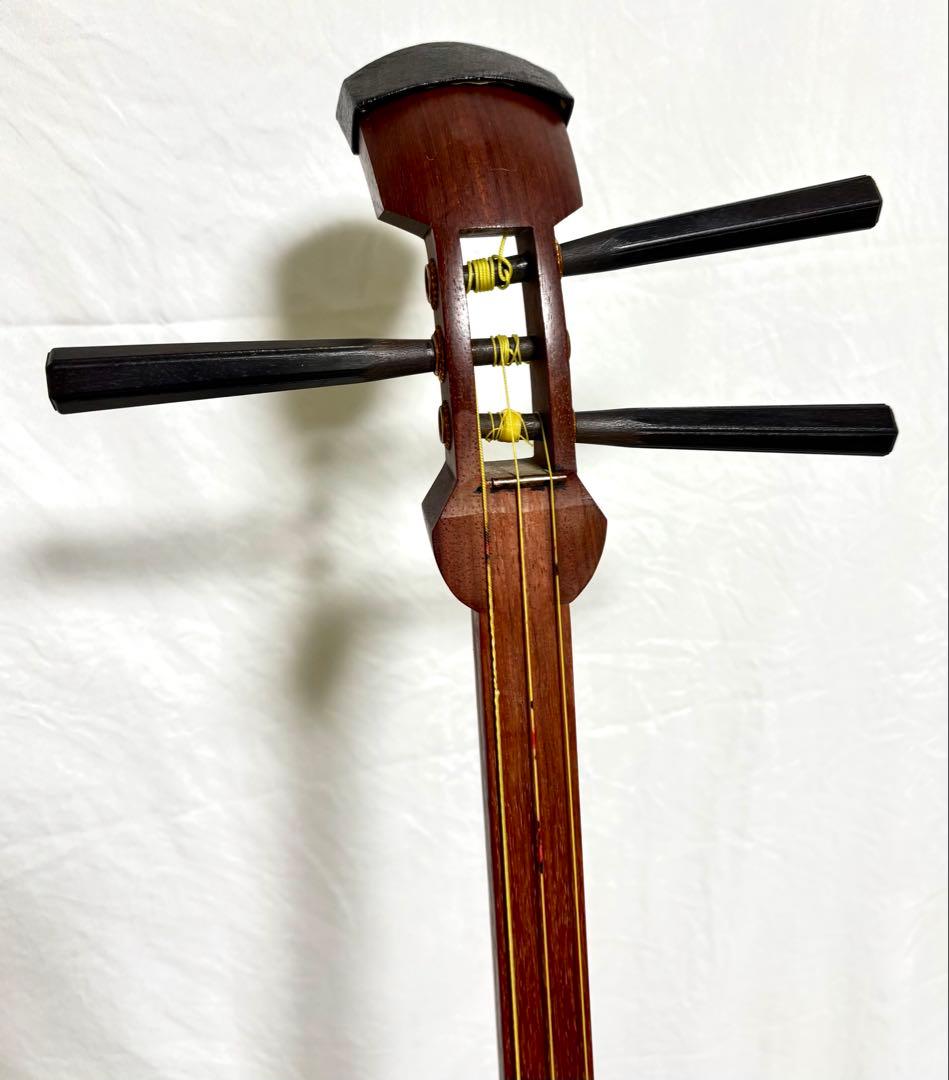 三味線セット 細棹 三つ折り棹 バチ