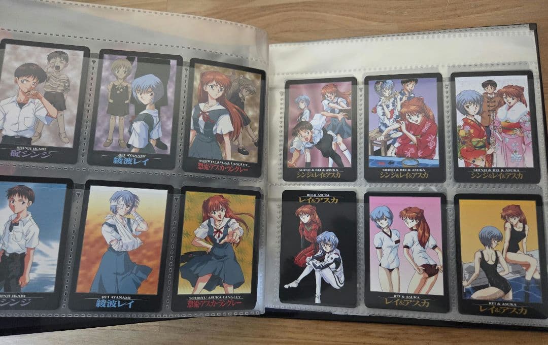 エヴァンゲリオンカードダスコンプリートアルバム付き108未剥がし付き