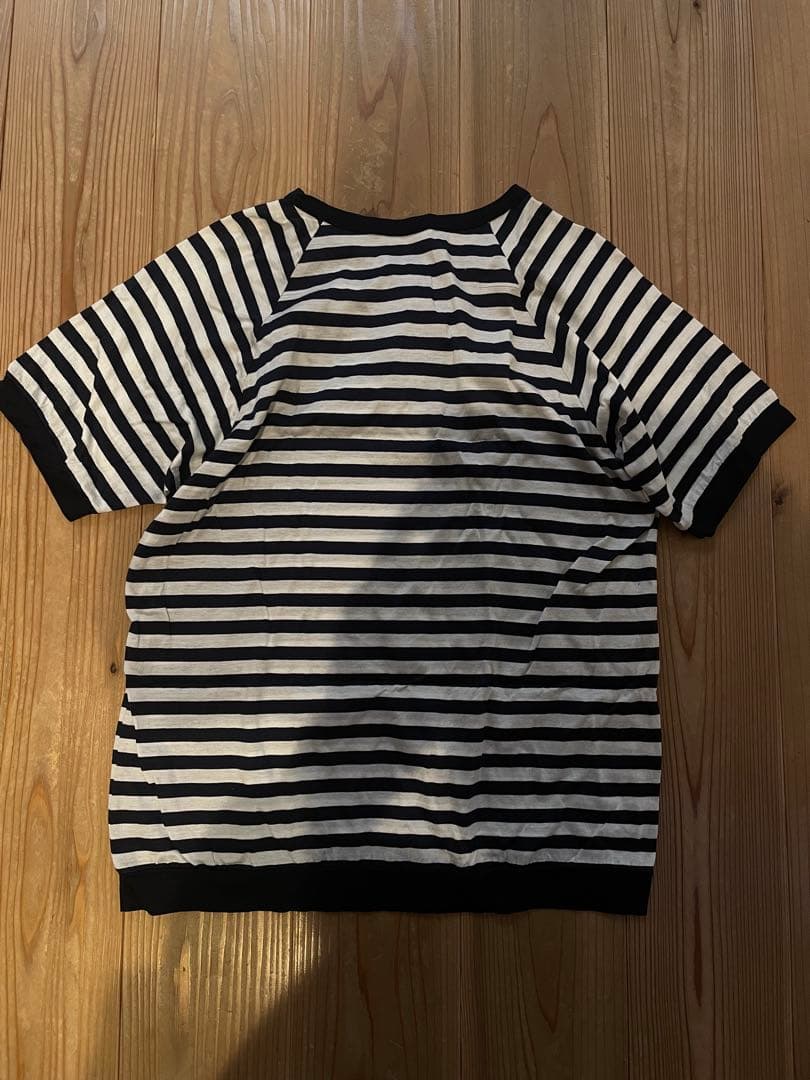 +*e様 Dior Homme 06SS エディ期 ラグラン ボーダー Tシャツ