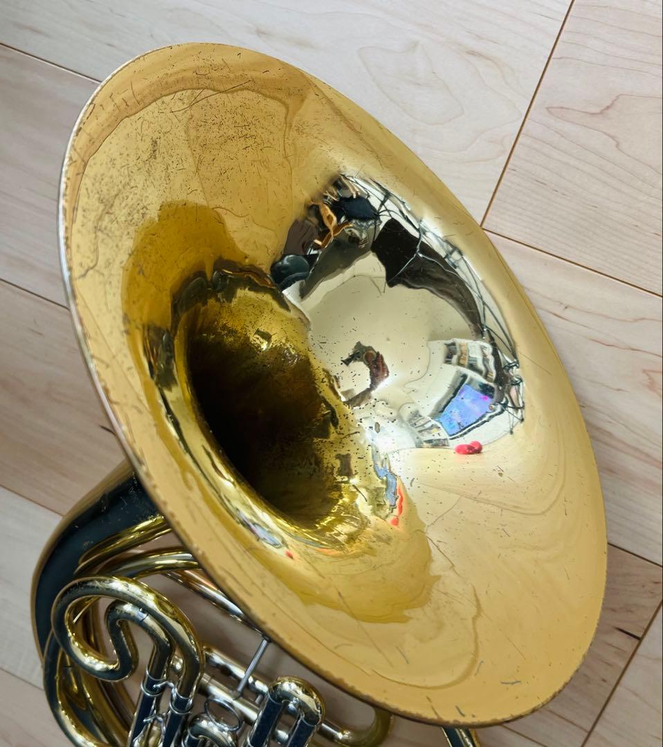 YAMAHA YHR322 Bbシングルフレンチホルン マウスピース　ケース付き