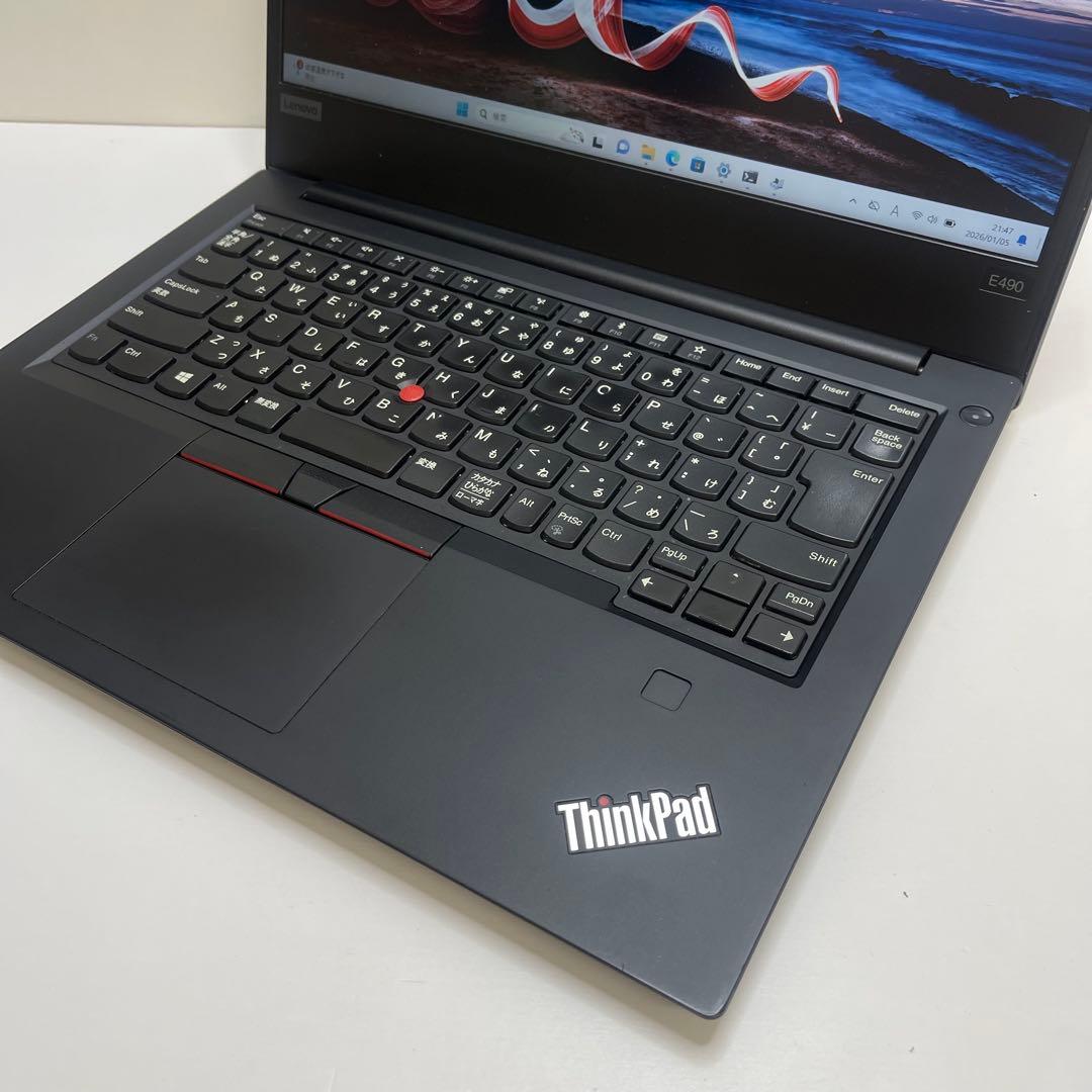 #742 レノボThinkpad E490 i5-8265U 16 Office