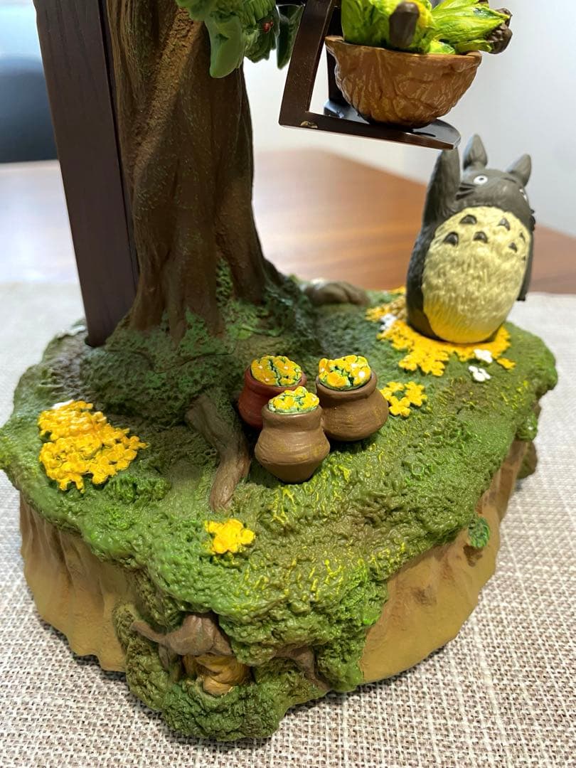 ☆稀少・廃盤品☆となりのトトロ　「森の観覧車オルゴール」+「バス停」宮崎駿