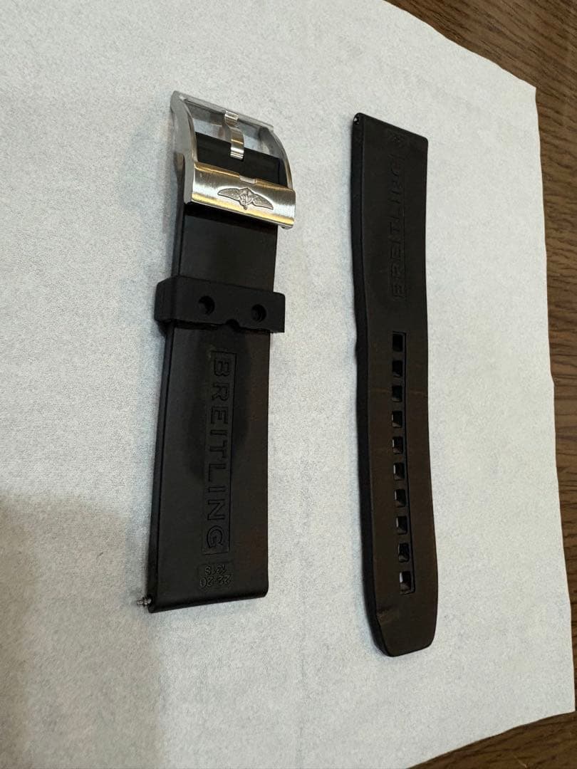 BREITLING ブライトリング 純正 ラバーベルト ブラック