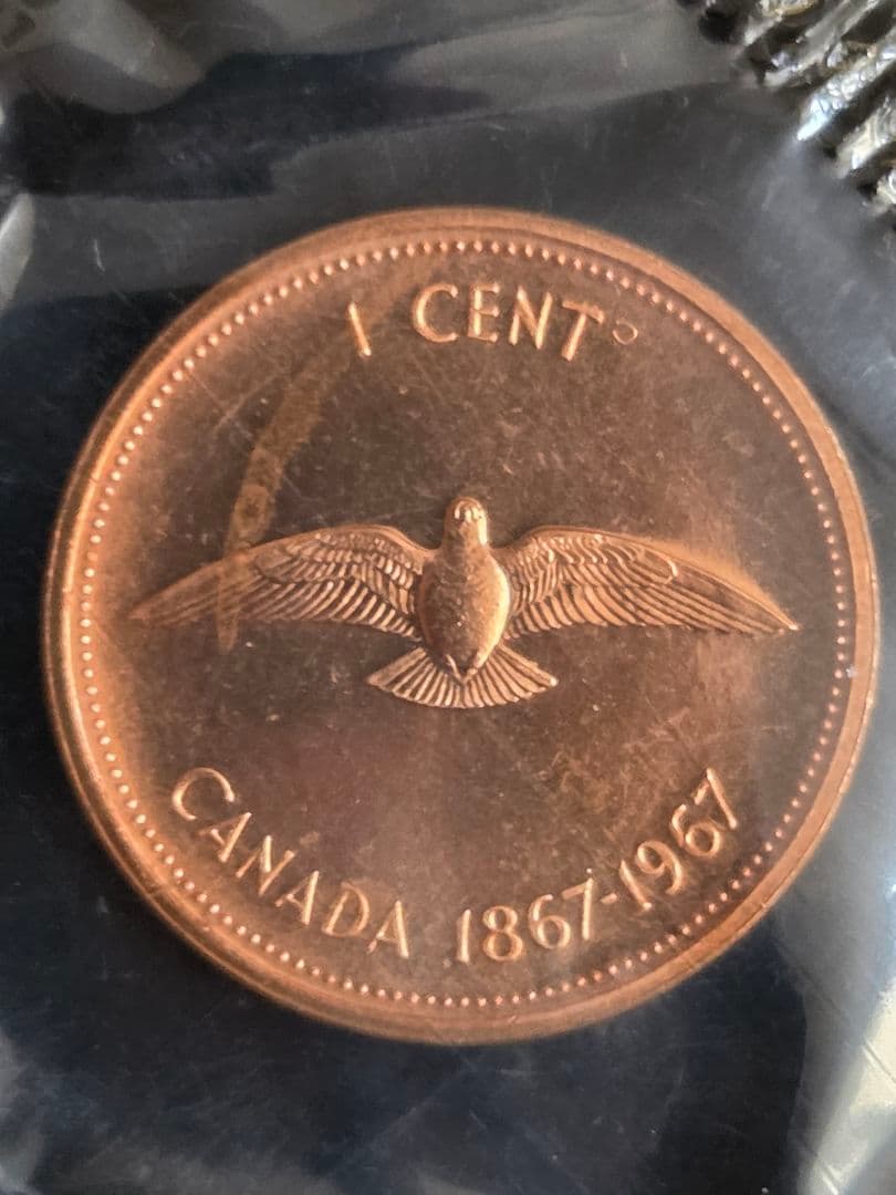 (プルーフライク) カナダ連邦　建国100周年記念　セット　1967