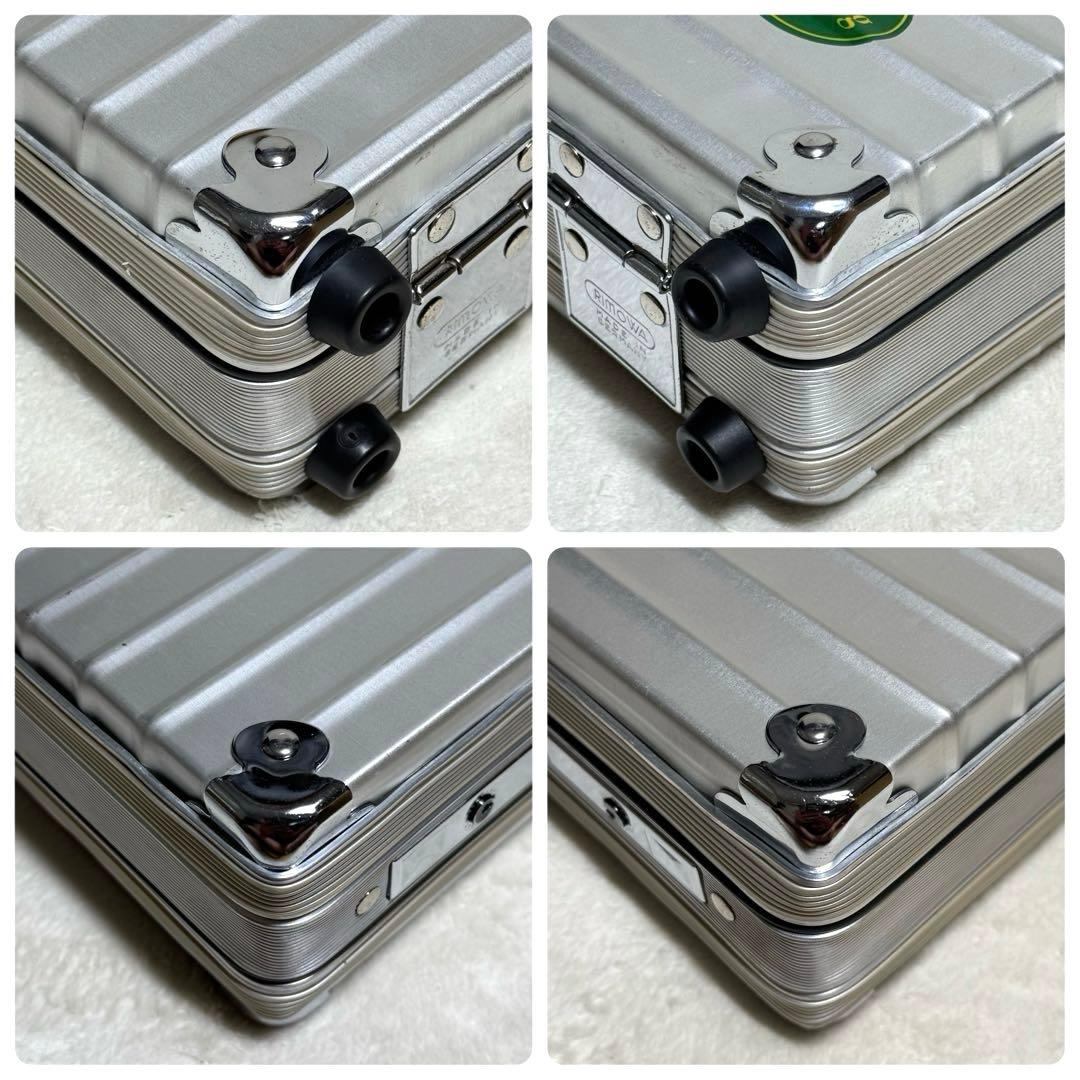 良品 RIMOWA リモワ アルミ製 アタッシュケース カギ付き