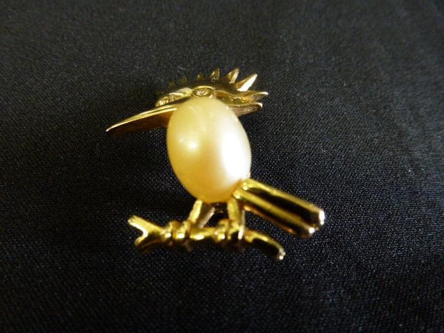 TRIFARI　トリファリ　1960年代　ヴィンテージ　ウッドペッカー　ブローチ