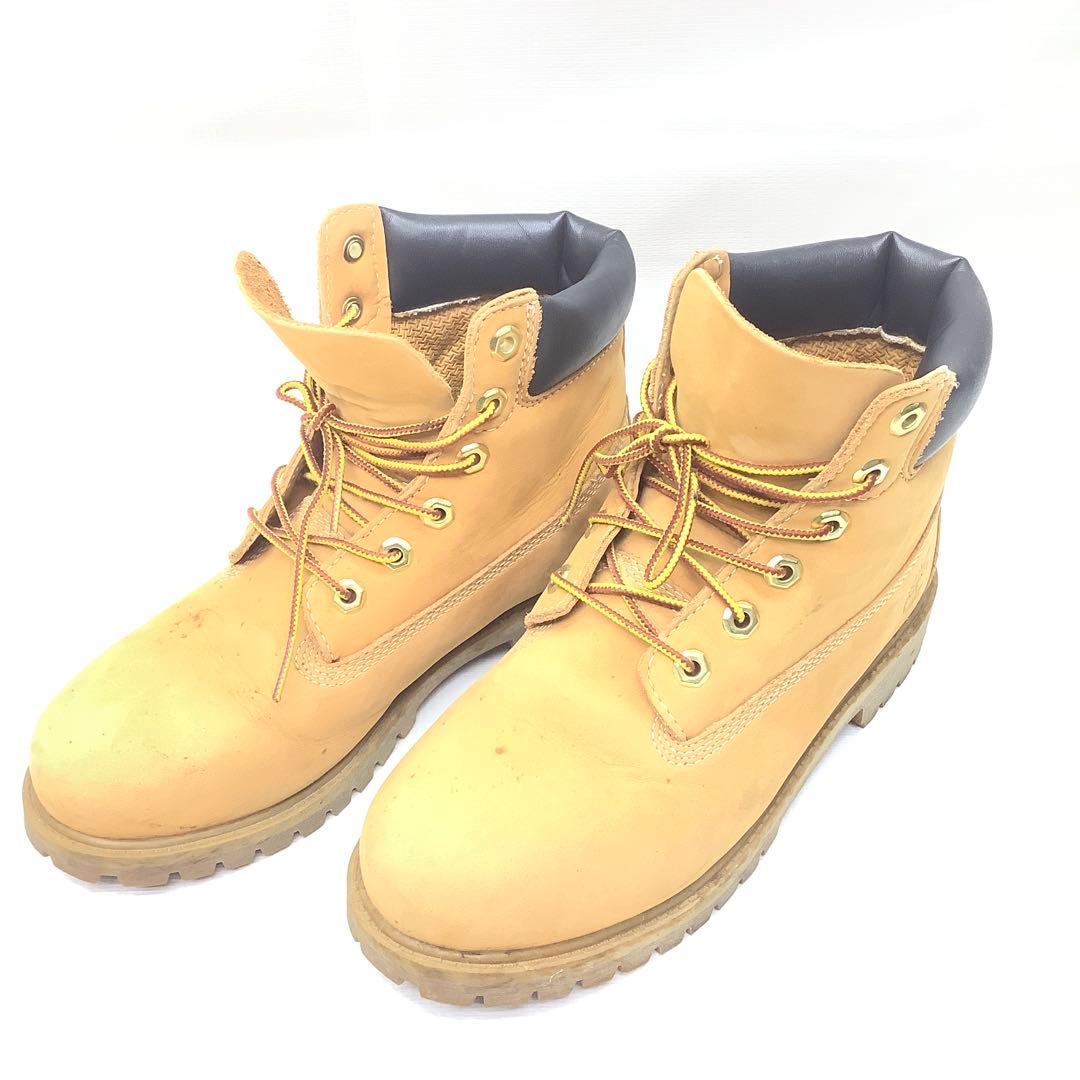 Timberland 23.5 イエローブーツ