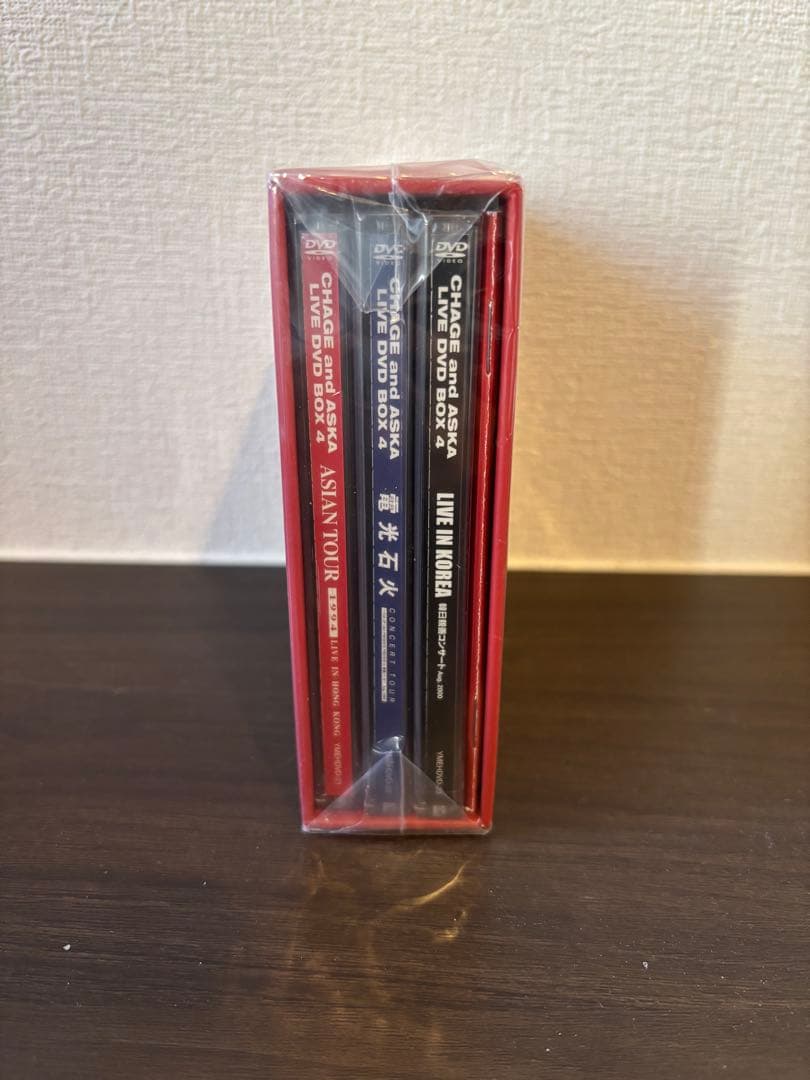【新品未開封】CHAGE and ASKA LIVE DVD BOX 1〜4