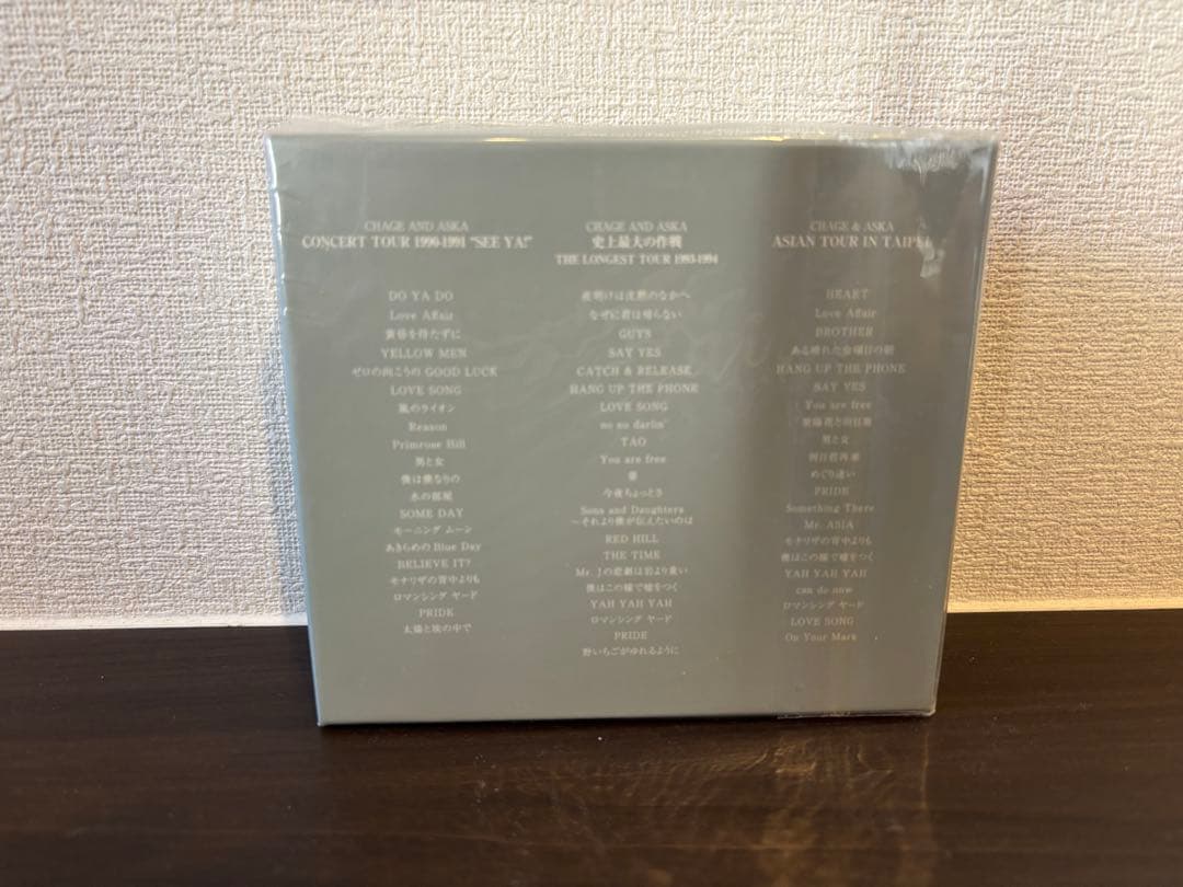 【新品未開封】CHAGE and ASKA LIVE DVD BOX 1〜4