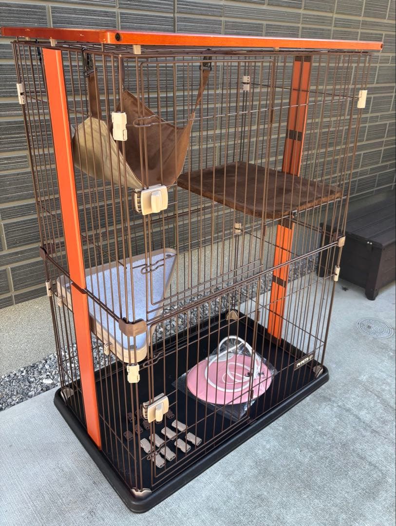 ボンビアルコン　キャットケージ　ウッドワン　キャット　ハンモック　ペットヒーター