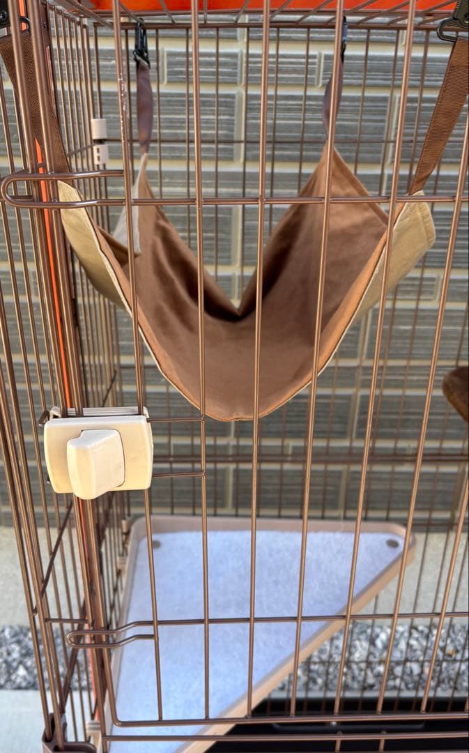 ボンビアルコン　キャットケージ　ウッドワン　キャット　ハンモック　ペットヒーター