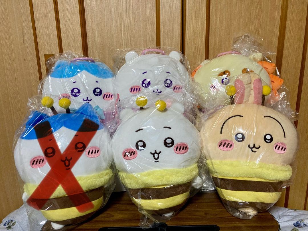 マック54　ちいかわBIGぬいぐるみリクエストまとめセット