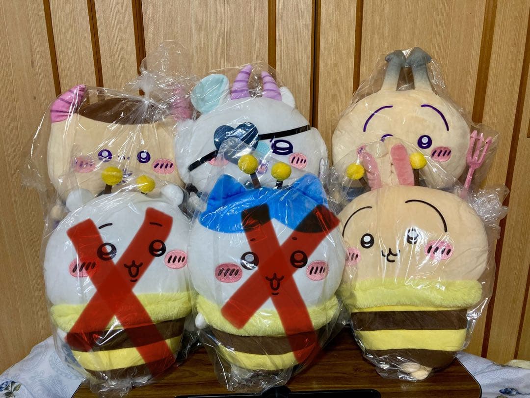 マック54　ちいかわBIGぬいぐるみリクエストまとめセット