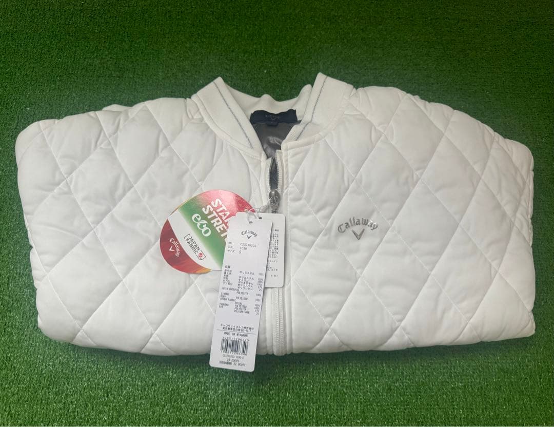Callaway キルティングジャケット ホワイト