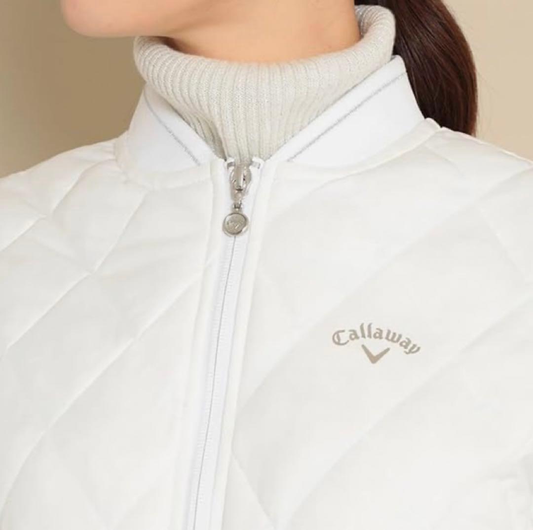 Callaway キルティングジャケット ホワイト