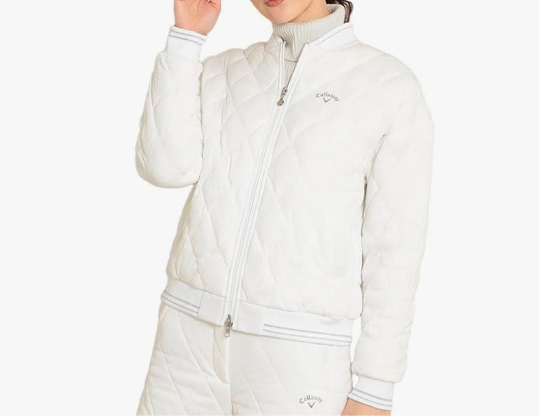 Callaway キルティングジャケット ホワイト