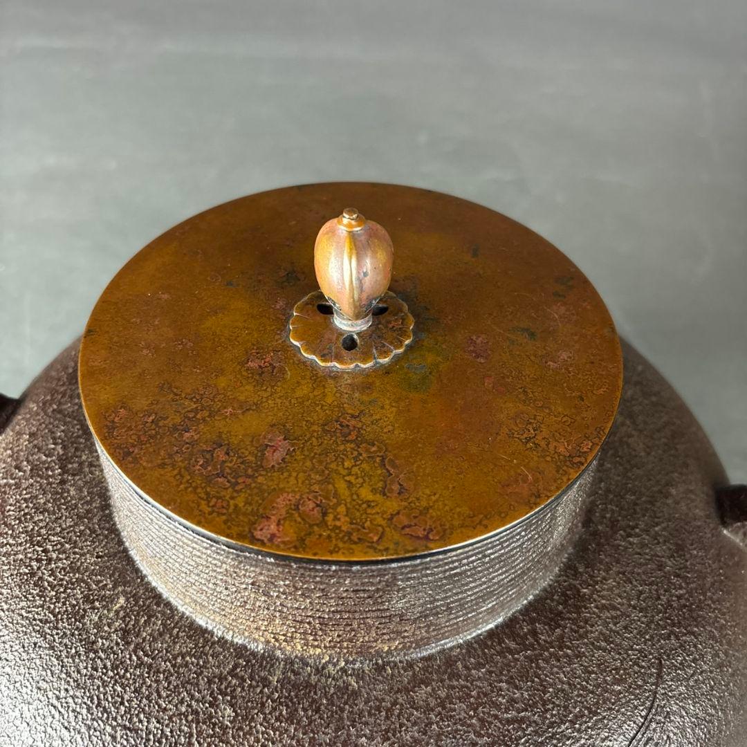 加藤了三　鶴雲釜