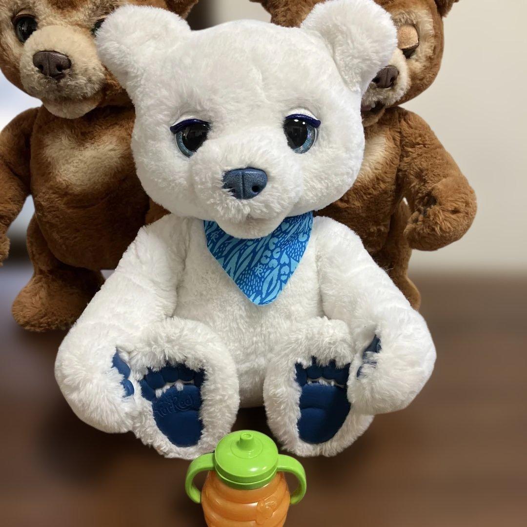 廃盤品 furReal ファーリアル こぐまのカビー 3体セット 電動ぬいぐるみ