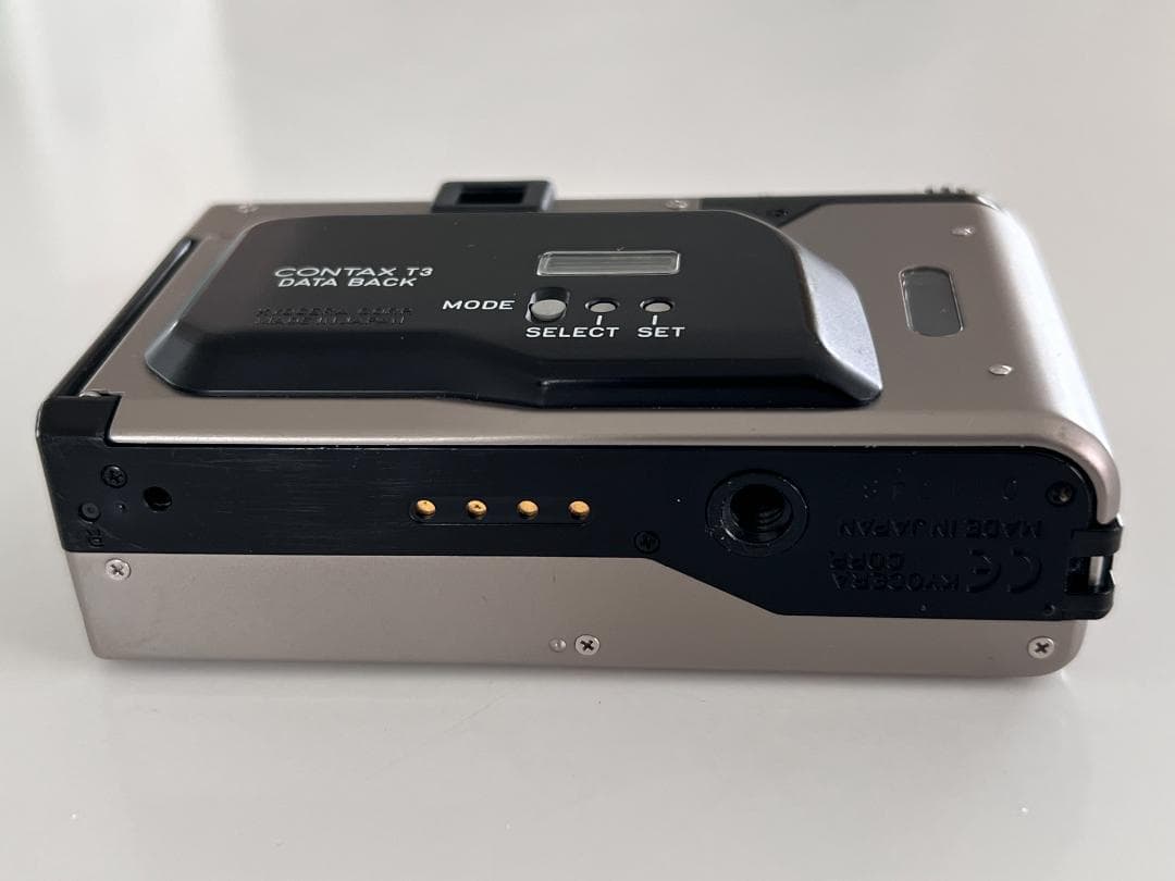 CONTAX T3 DATA BACK 動作確認済 フィルム コンパクト カメラ
