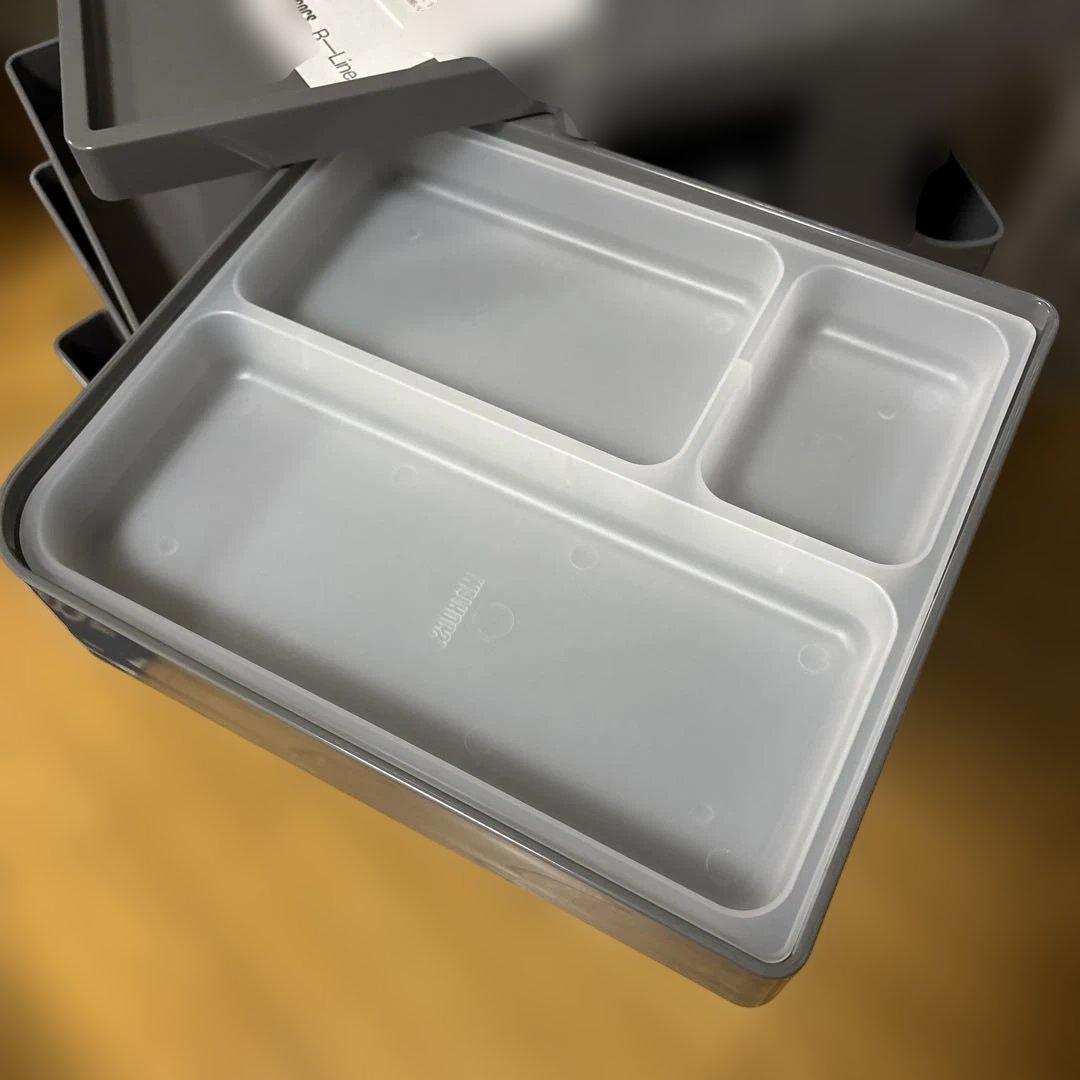 サニカー付き BOBY WAGON 3段5トレイ / トルネードグレー