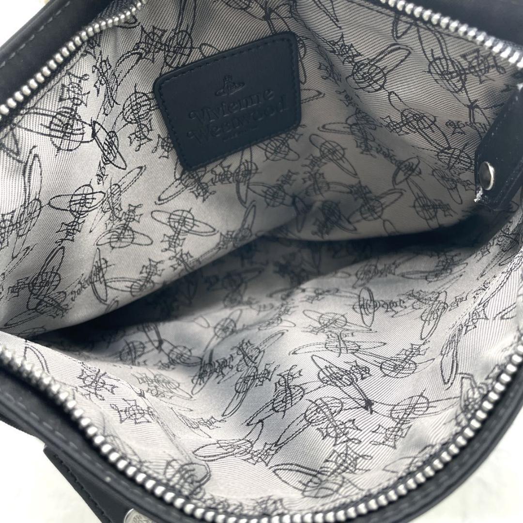 ヴィヴィアンウエストウッド スクエア クロスボディバッグ ショルダー オーブ 黒