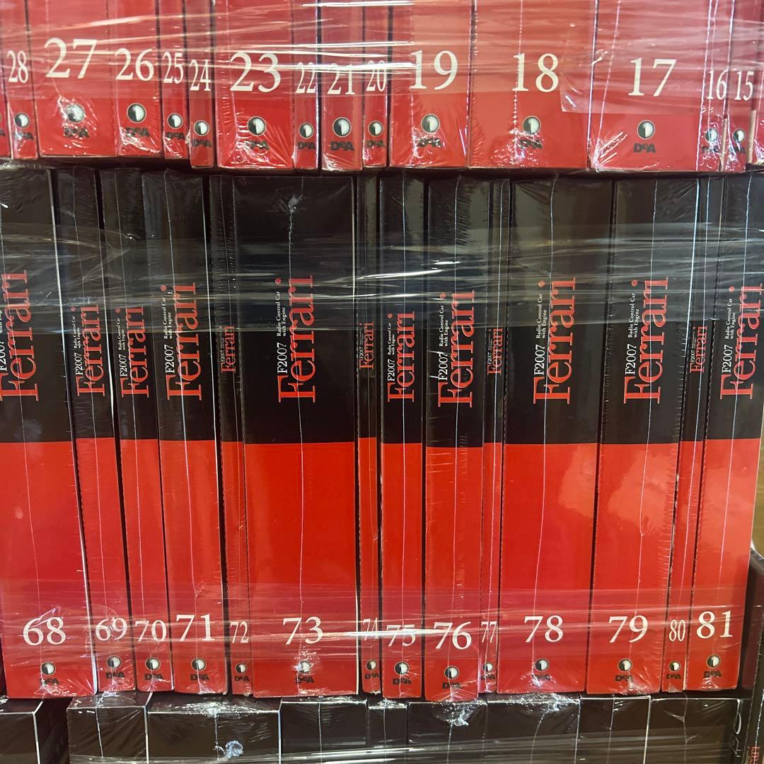 【未組立】DeAGOSTINI 週刊フェラーリF2007 1〜100号　特典付き