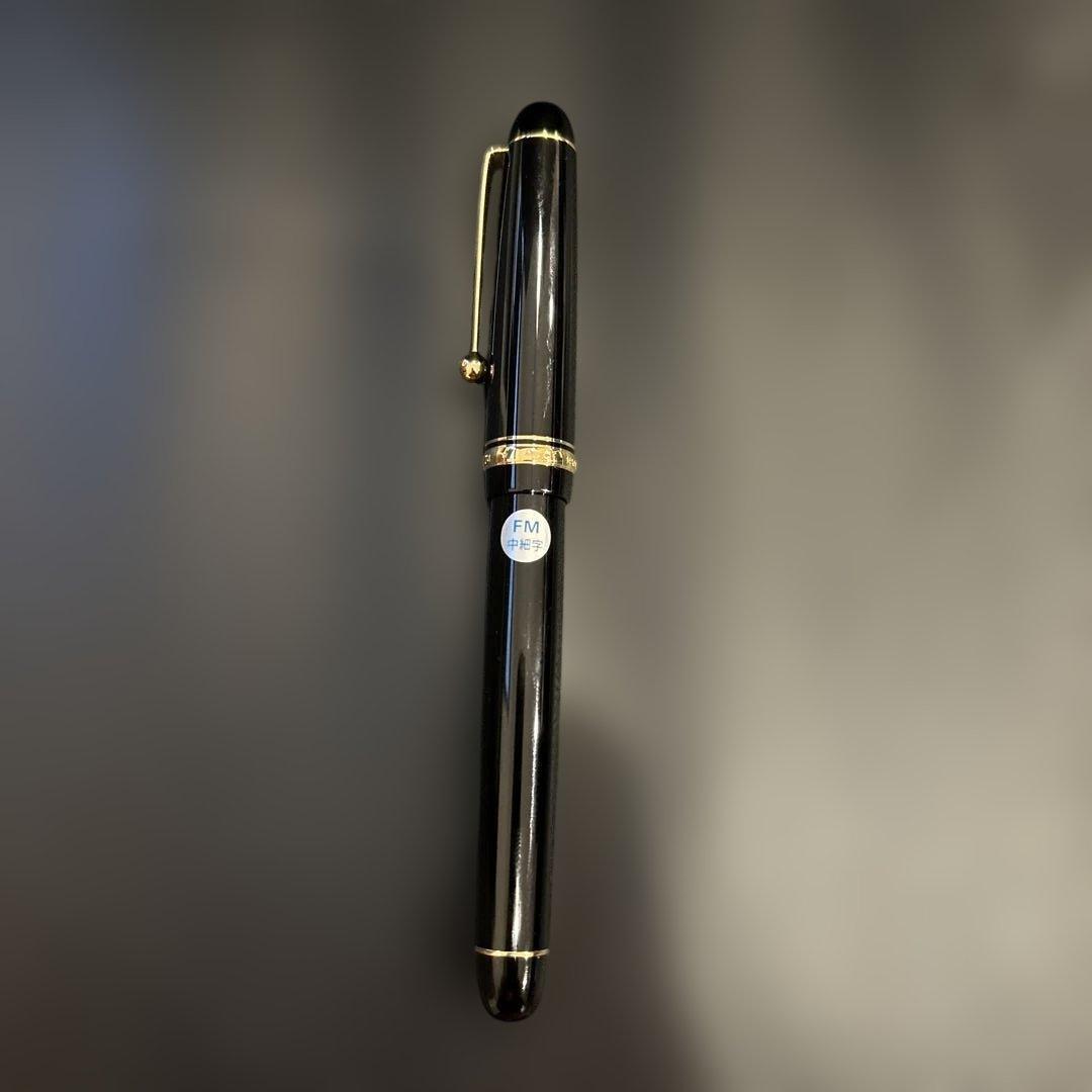 PILOT 万年筆 カスタム74 14K 黒　中細字　箱・説明書・付属品付き