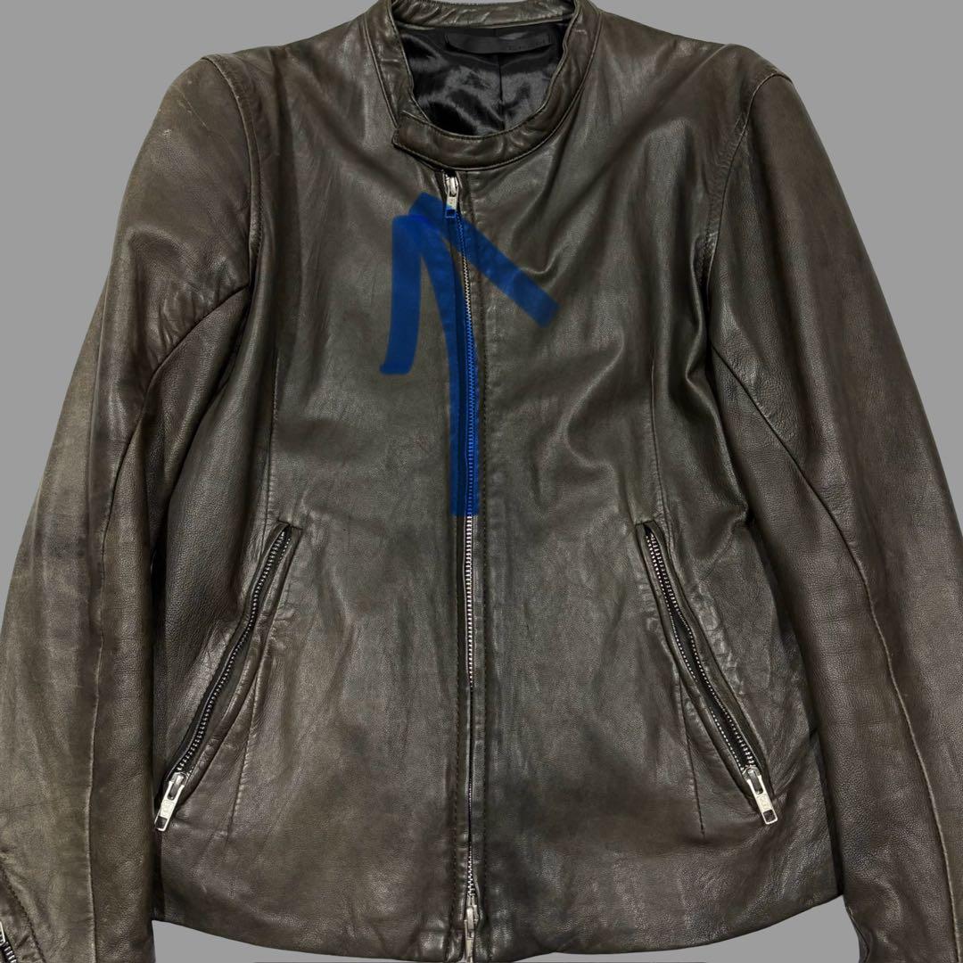 ジャケット・アウター Rare 00s archive EKAM Tech Leather Rider