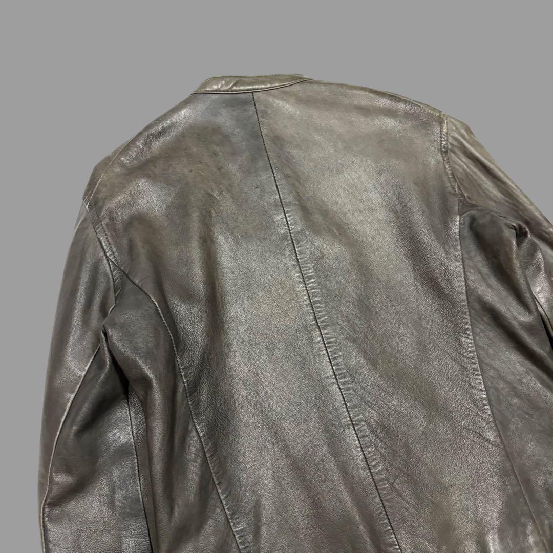 ジャケット・アウター Rare 00s archive EKAM Tech Leather Rider