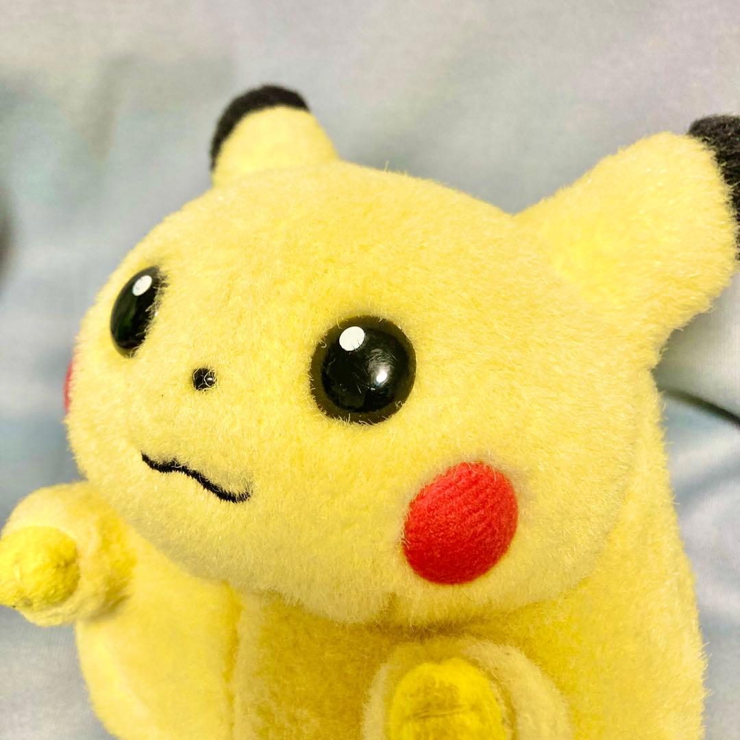 【顔良】ポケモン ぬいぐるみ ピカチュウ TOMY 当時物 レトロ 希少
