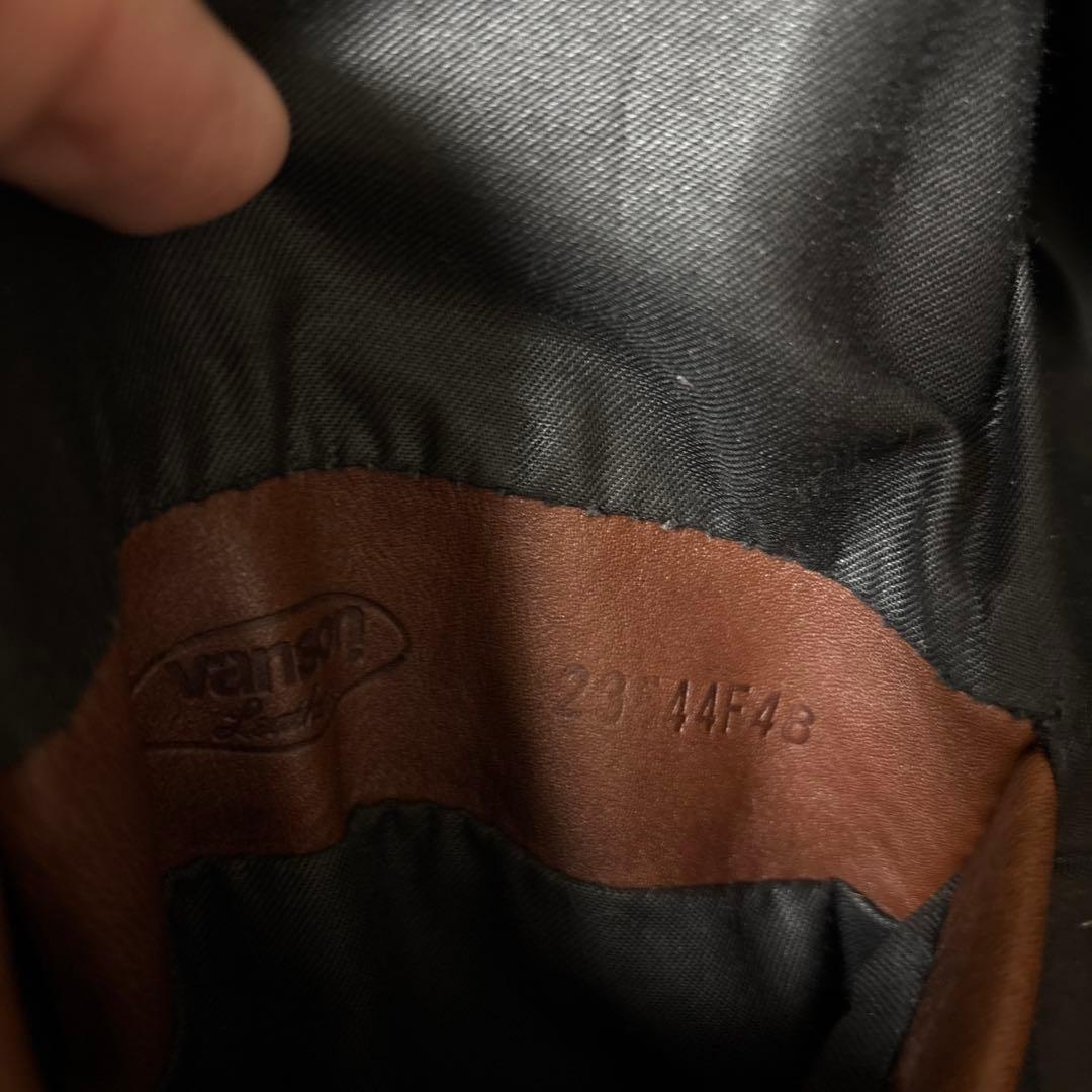 バンソンvansonエンフィールドENFライダースジャケット　38size