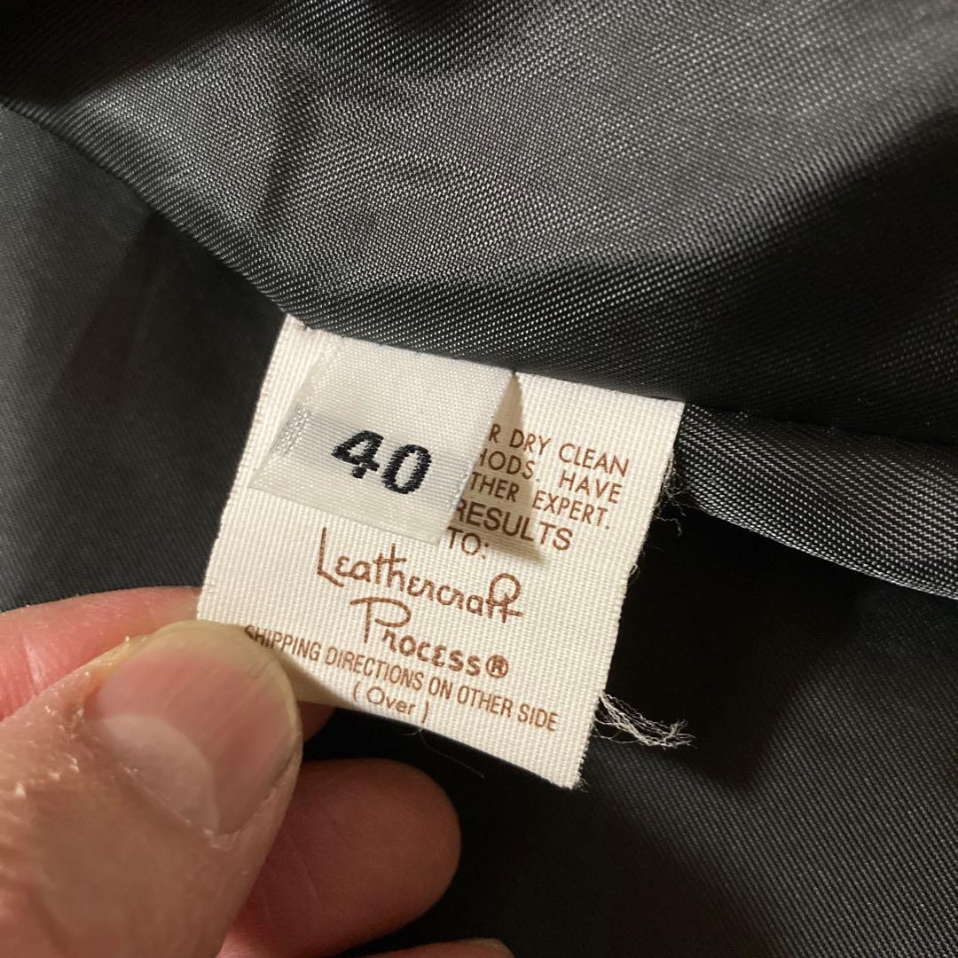 Schott 641 シングルライダース　 ボアライナー付 サイズ40ブラック