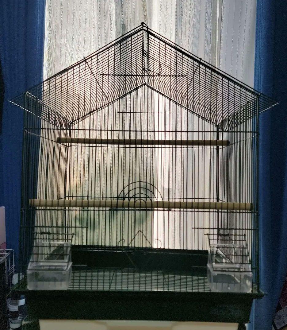 【新古品】希少 バードゲージ 鳥かご 家型L 緑 ディスワン株式会社