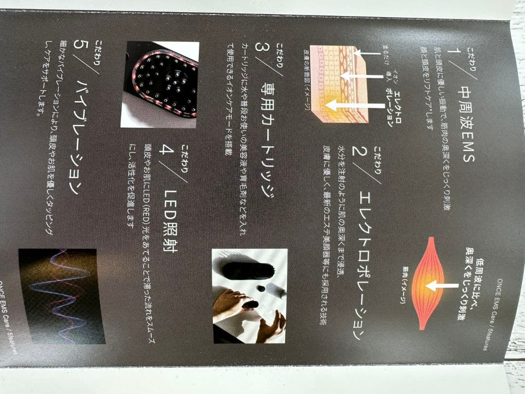 【家庭用美容器 ONCE EMS Care】