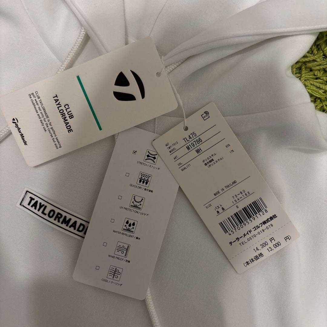 【TaylorMade】新品✨S フード付きロゴトレーナー　スリット付き　秋冬