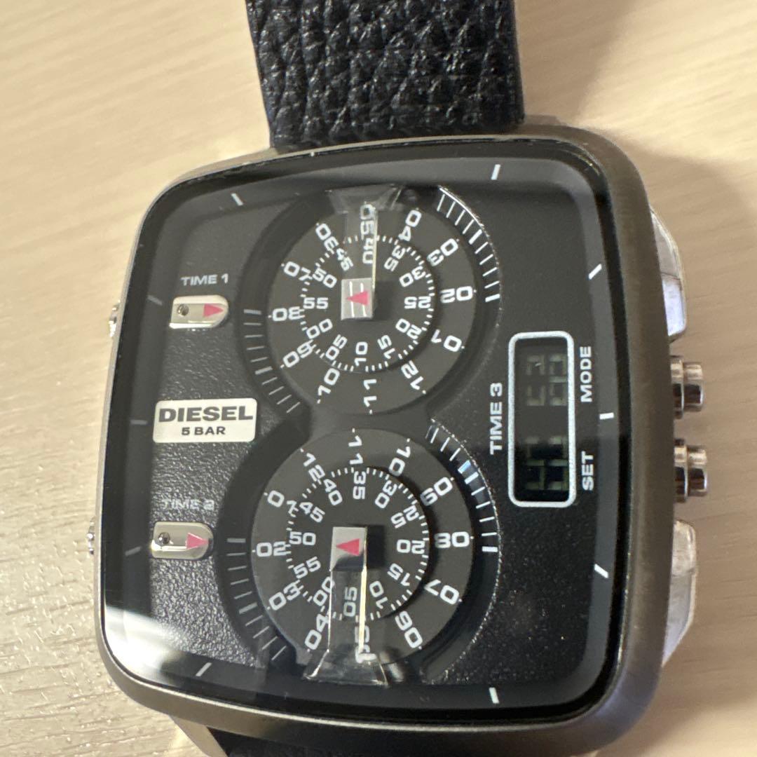 DIESEL DZ-7302 デュアルタイム腕時計