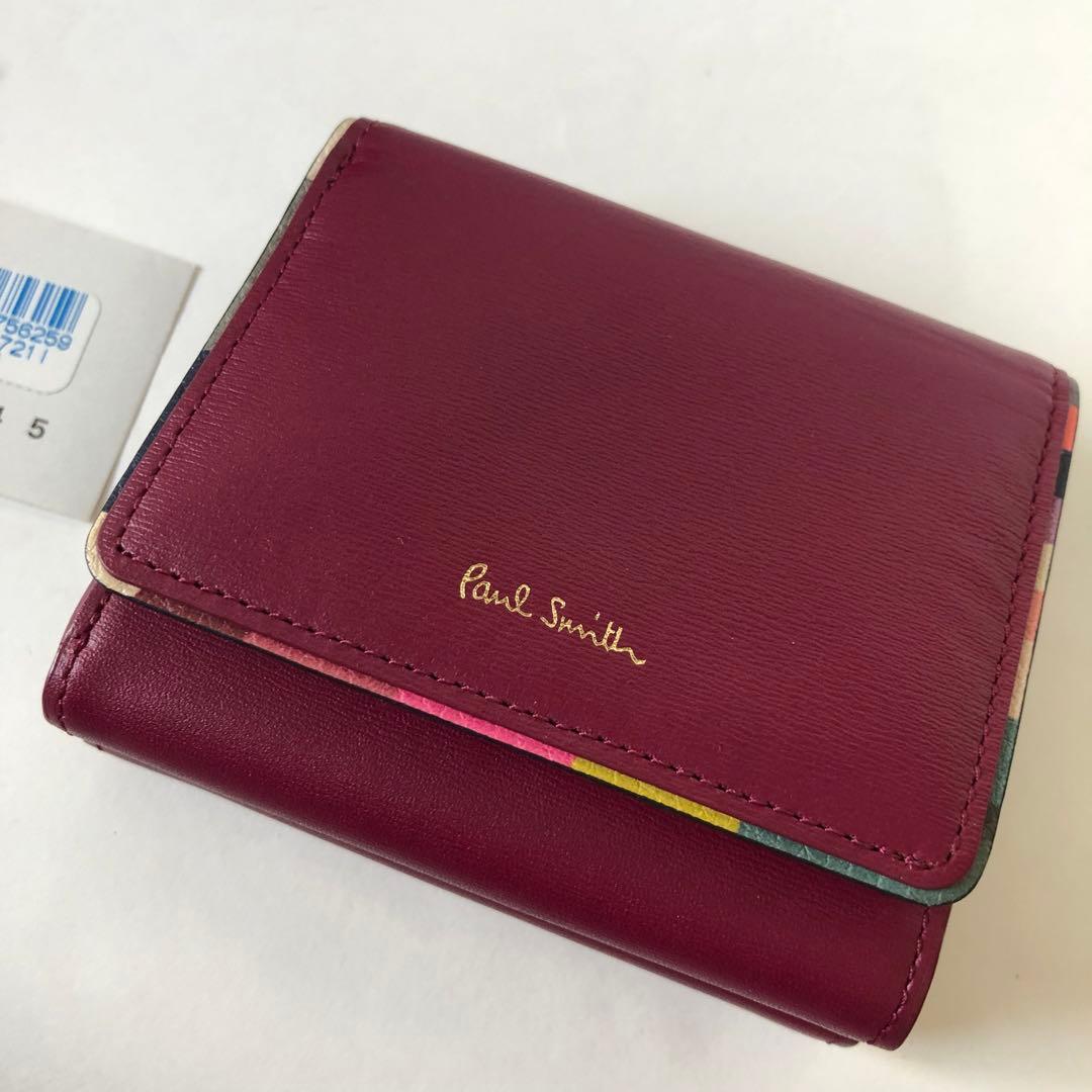 ♡スワールトリム がま口三つ折財布 ポールスミス♡