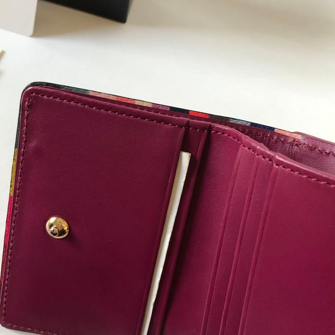 ♡スワールトリム がま口三つ折財布 ポールスミス♡