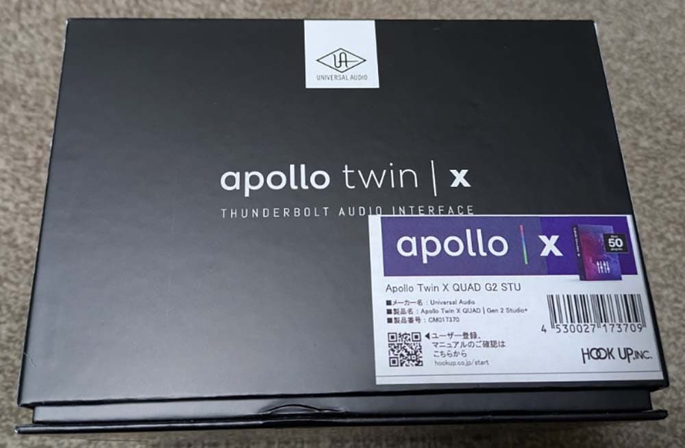 Keng ページ　Apollo Twin X QUAD G 2 Stu