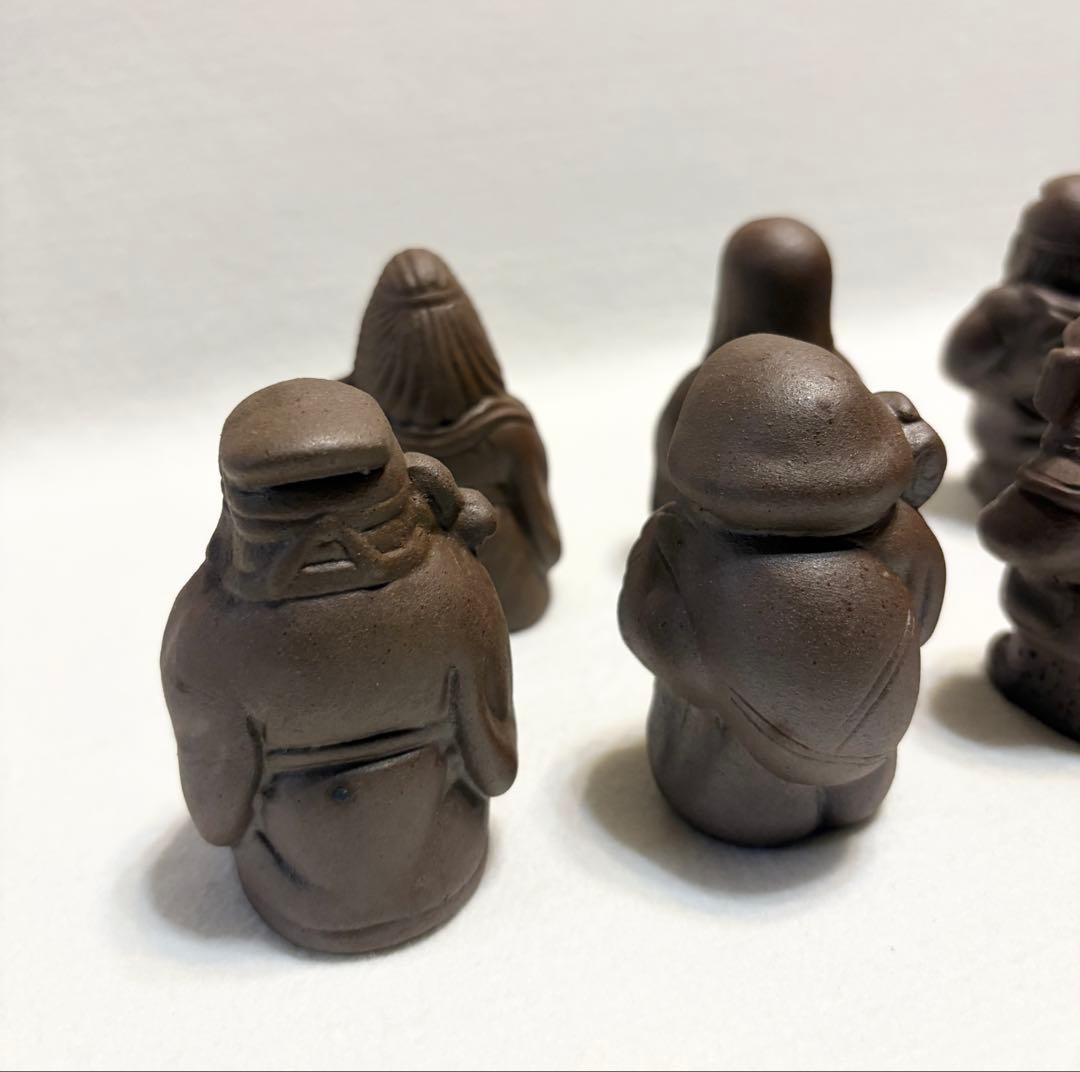 備前焼 七福神 置物 オブジェ インテリア 縁起物 招福