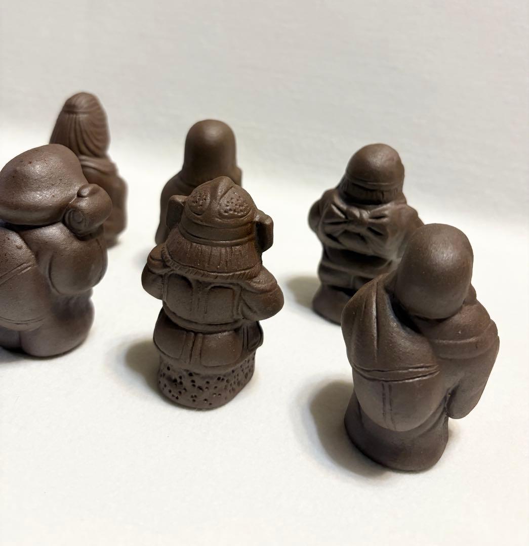 備前焼 七福神 置物 オブジェ インテリア 縁起物 招福