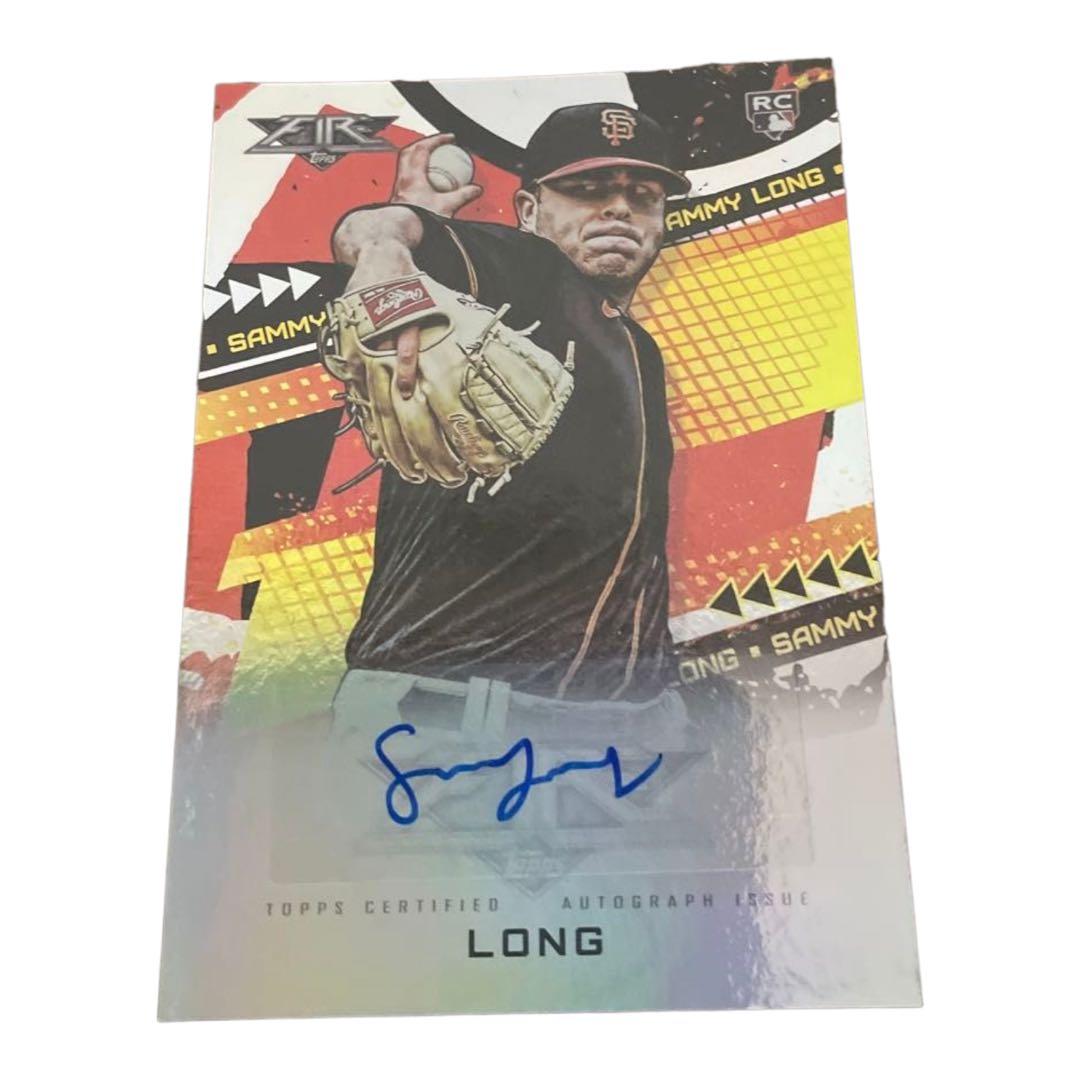 topps MLB メジャーリーグ SAMMY LONG 直筆サインカード