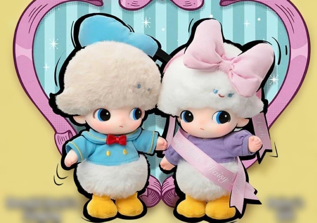 DIMOO WORLD ぬいぐるみキーチェーン ドナデジ ディズニー