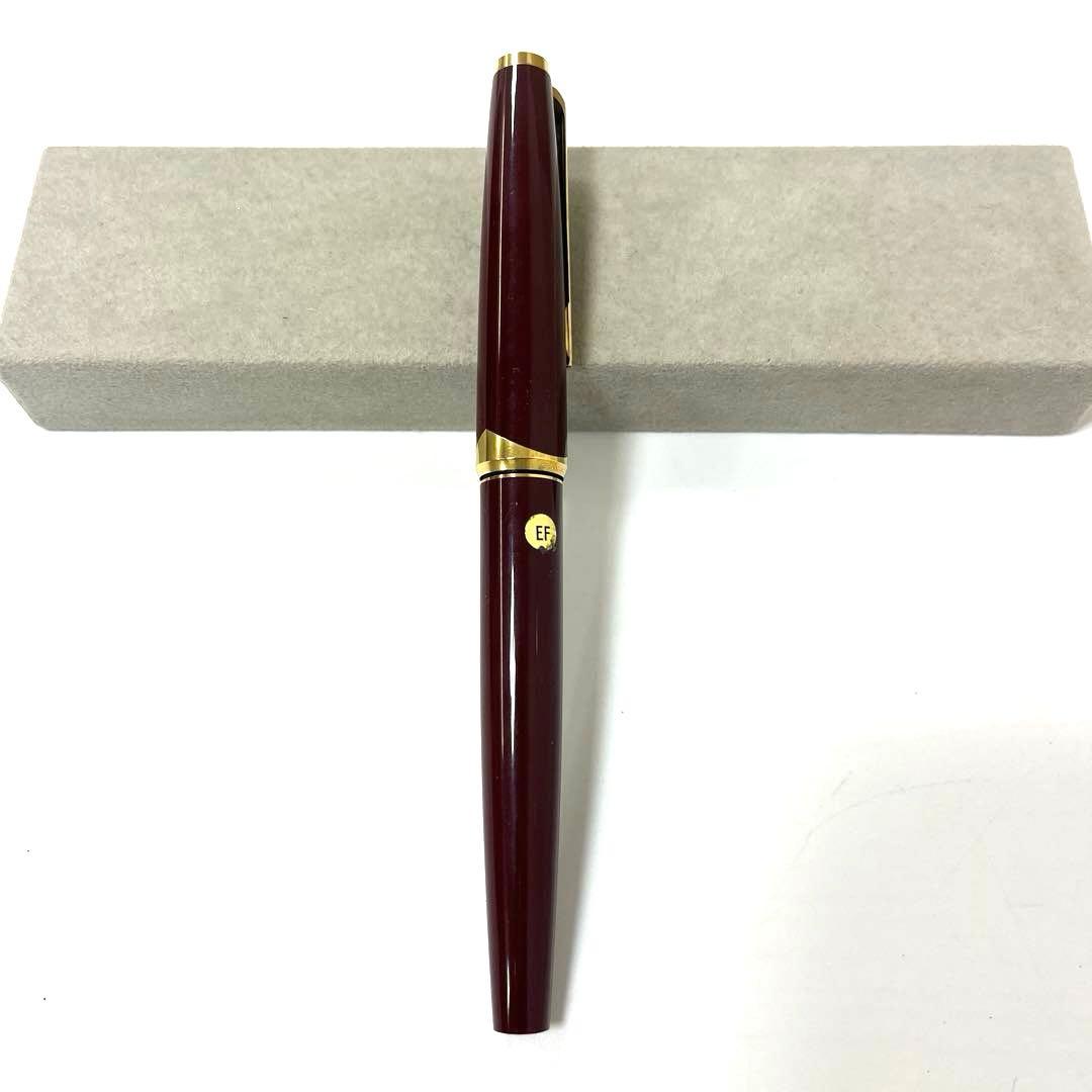 【ペン先750】MONTBLANC 万年筆 モンブラン ボルドー×ゴールド