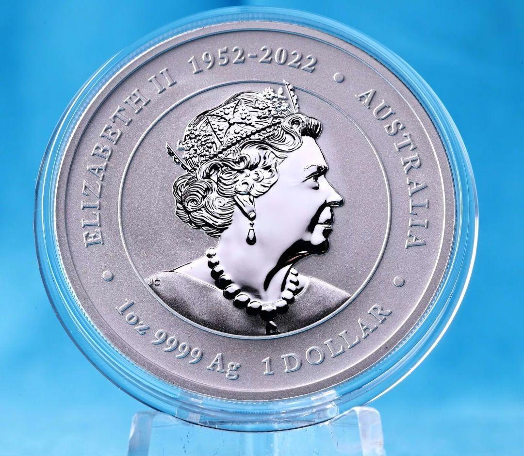 オーストラリア 2024 干支 ライラック ドラゴン 完全未使用品 1オンス銀貨