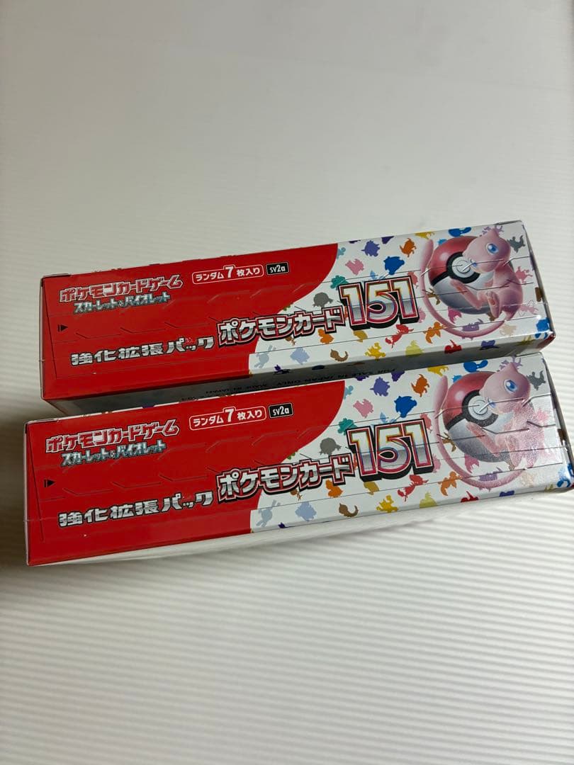 ポケモンカード151 シュリンク付き ２BOX 新品未使用